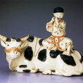 牧童の置物 Shepherd boy ornament